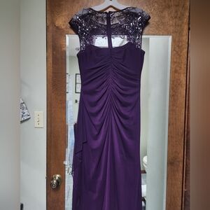 Elegant Purple Evening Dress